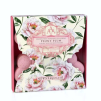 Aromas Artesanales de Antigua - Peony Plum Bath Fizzer Set