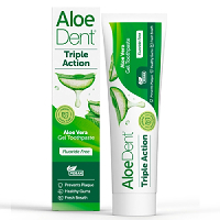 AloeDent - Triple Action Aloe Vera Fluoride Free Toothpaste