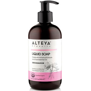 Organic Liquid Soap - Geranium Rose