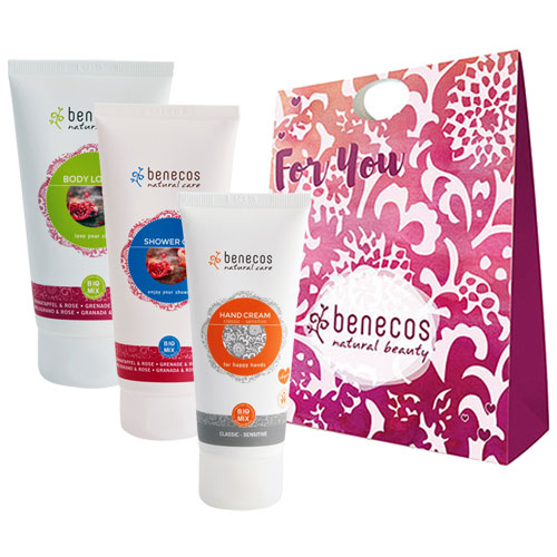 Benecos Body Care Gift Set - Pomegranate & Rose