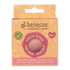 Konjac Sponge with Red Clay - Sensitive Skin