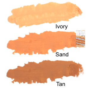 Natural Foundation Stick - Colour Chart