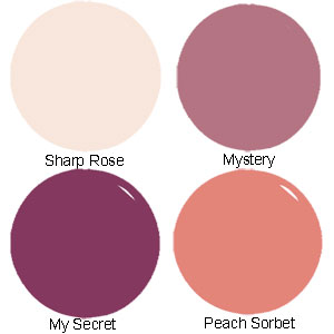 Nail Polish - Colour Chart