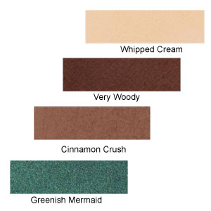 Natural Eyeshadow Refil - Colour Chart