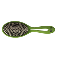Bass Brushes - Bio-Flex Style Green Bristle and Nylon Pin Hair Brush