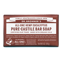 Dr. Bronner's - All-One Hemp Pure-Castile Bar Soap - Eucalyptus