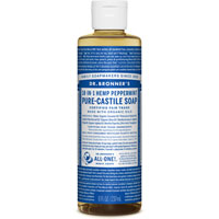 Dr. Bronner's - 18-in-1 Hemp Peppermint Pure Castile Soap