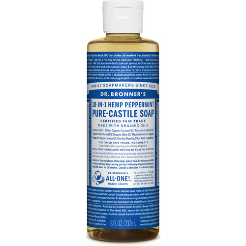 18-in-1 Hemp Peppermint Pure Castile Soap