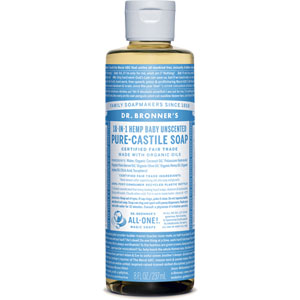 18-in-1 Hemp Baby Unscented Pure-Castile Soap