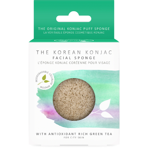 Facial Puff Sponge With Green Tea