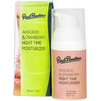 Paul Penders - Avocado & Cranberry Night Time Moisturiser