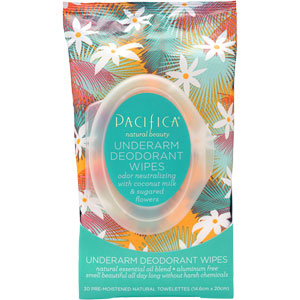 Underarm Deodorant Wipes with Coconut Milk & Sugared Flowers