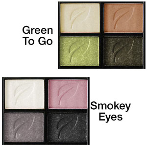 Herbal Eyeshadow Quad - Colour Chart