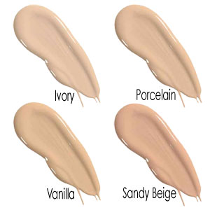 Powder Finish Foundation - Colour Chart