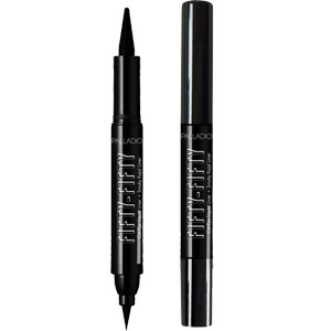 FIFTY-FIFTY Cat-Eye Liquid Liner + Smoky Kajal