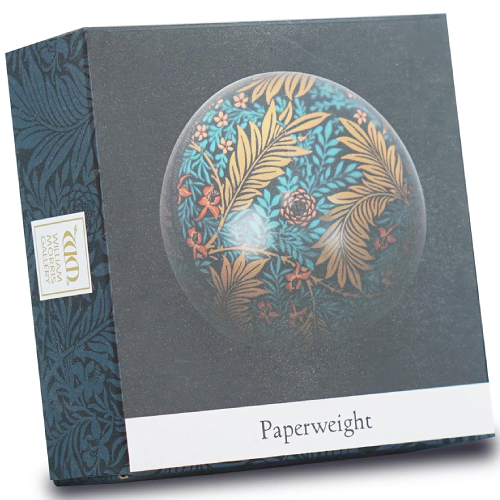 Shruti William Morris (Larkspur) Glass Paperweight William Morris (Larkspur) Glass Paperweight