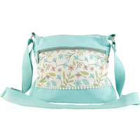 Shruti - Shruti Scattered Floral Blue Cross Body Bag