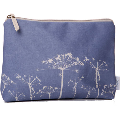 Blue Oilcloth Washbag