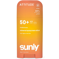 Attitude - Sunly Mineral Sunscreen Stick SPF 50 - Coco Tropical