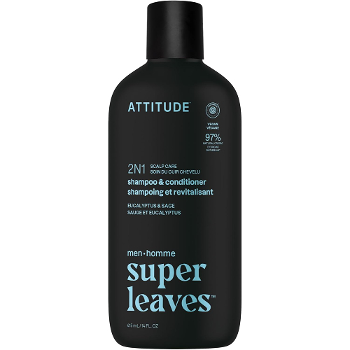 Men's Super Leaves Scalp Care 2 in 1 Shampoo & Conditioner