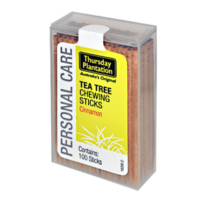 Tea Tree Chewing Sticks - Cinnamon