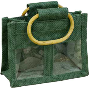 Twin Window Jute Bag