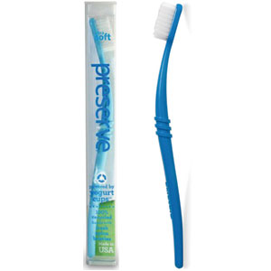 Recycled Yogurt Cup Toothbrush - Medium