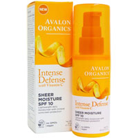 Avalon Organics - Sheer Moisturiser SPF10 with Vitamin C