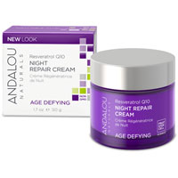 Andalou Naturals - Resveratrol Q10 Night Repair Cream