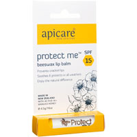 Apicare - Protect Me Beeswax Lip Balm - SPF15